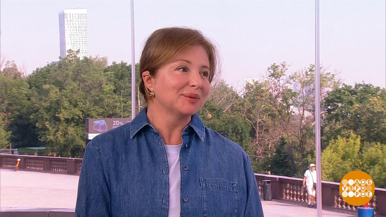 Анна Банщикова - про лето, солнце, Геленджик... и немного про "Ищейку". Доброе утро. Фрагмент вып...