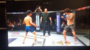 Брюс Ли и Шон О'Мели бой в UFC 3