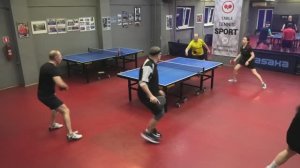 #11 Чирков/Гребенкина (1090) - Звергздин/Иванов (1163) 03.07 Парный РАНДОМ настольный теннис