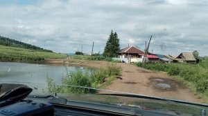 Дорога на о. Цинголь, шарыповский район.