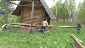 Жизнь в Деревне - Навожу порядок у Бани - Строительство Бани - Прогноз Погоды Подвел Меня