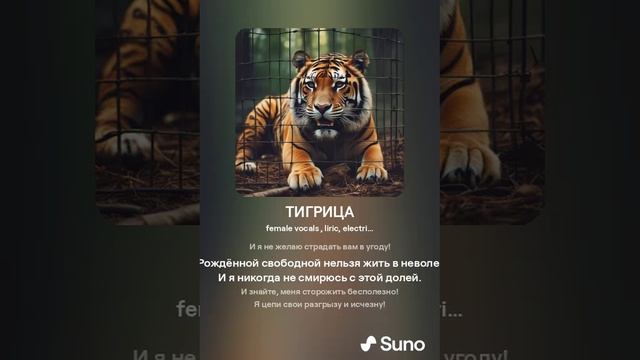 ТИГРИЦА (ПЕСНИ SUNO)