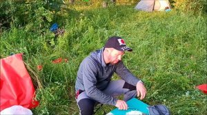 Сплав по Клязьме 5-6 07 25г веселой компании из 6 человек на моторке и байдарках в режиме бухлохода