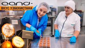Вкус Узбекистана! Производство шоколадных конфет Qand!