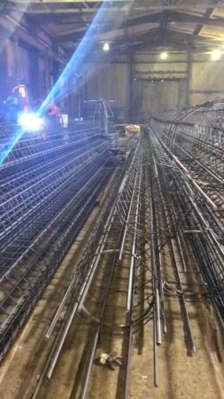 Изготовление арматурных каркасов буронабивных свай БНС