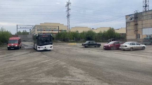 Едет КАМАЗ 66 — с 1 июля новые автобусы КАМАЗ на маршрутах Новоуральска смотреть онлайн