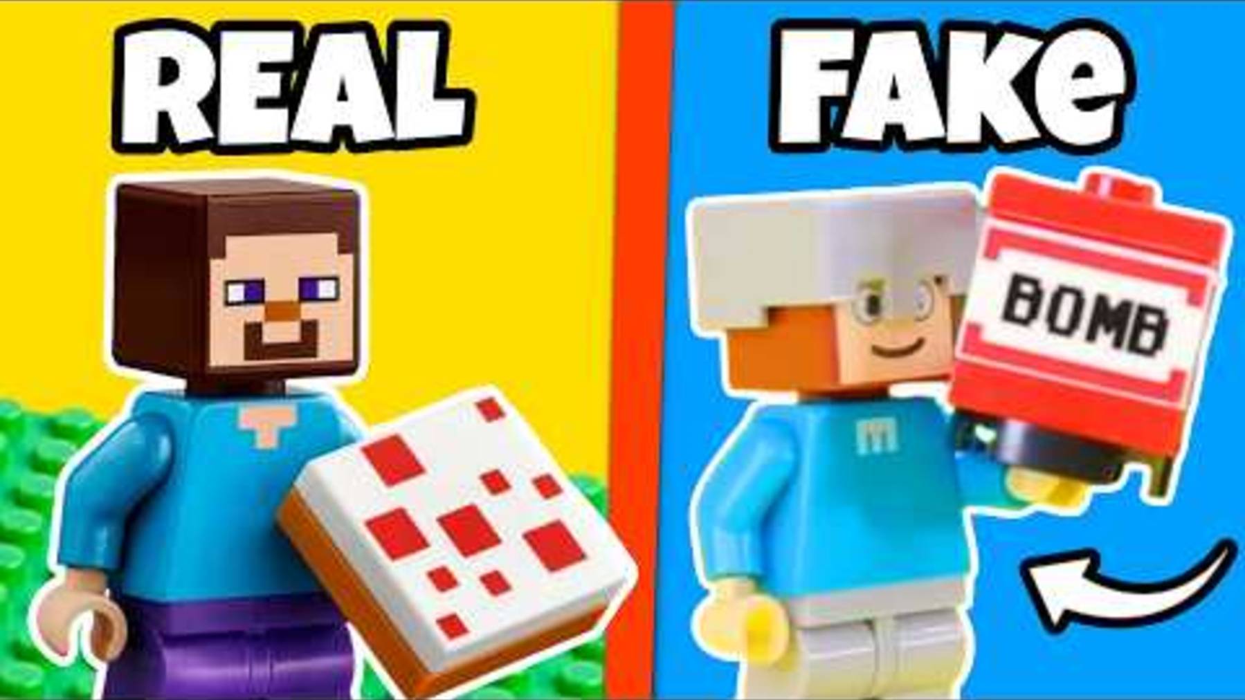 Я распаковал ПОДДЕЛЬНЫЕ фигурки LEGO для Майнкрафта...