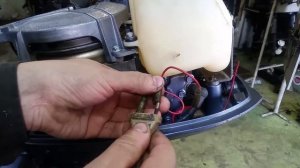 Установка генератора на лодочный мотор YAMAHA 4.