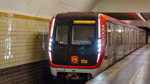 Поездка на составе 81-765 (МВМ) "Москва" по Калужско-Рижской линии - 12.03.2024. Вагон №66446