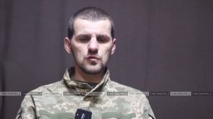 Пленный военнослужащий ВСУ Сергей Выхресть, который принимал участие в штурмовых действиях