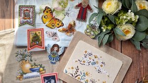 10. Что вышивала в июне. Поездка в парк птиц