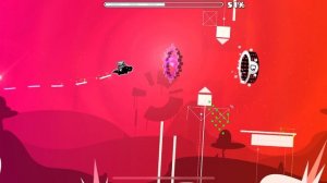 Прошёл уровень lucent garden в геометри деш