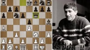 Юный Бобби Фишер разносит в 22 хода Геллера! Шахматы.