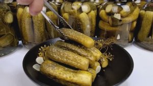 Маринованные ОГУРЦЫ НА ЗИМУ-в 1 и 1.5 Литровых Банках! Проверенный временем рецепт вкусных огурцов!