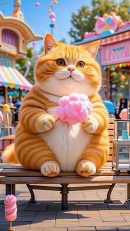 Рыжий котик милашка #рек #топ #технология #нейросеть