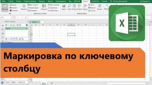 Как в Excel выделить строки таблицы по ключевому столбцу