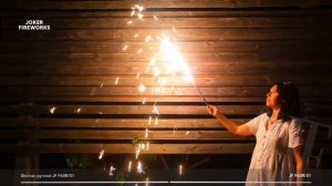 Фонтан ручной JF F60R/01 от производителя Joker Fireworks | Джокер Фейерверки