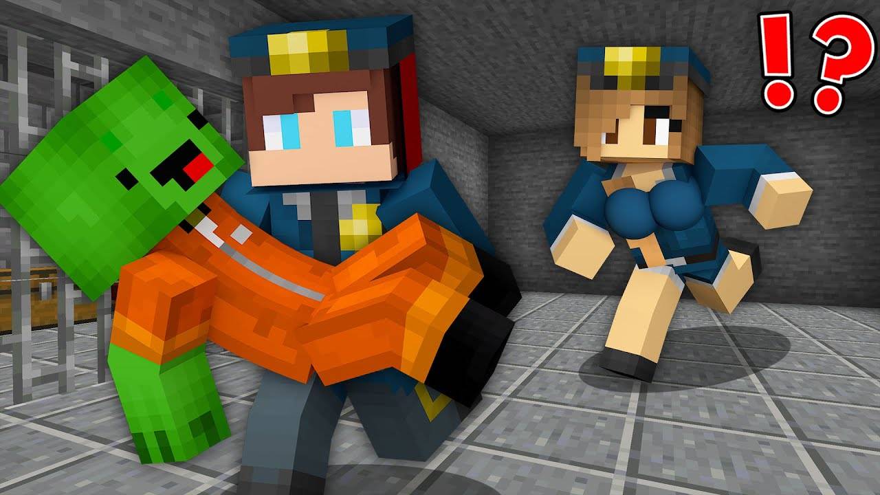 Джей Джей спасает Майки из Тюрьмы в Майнкрафт | Minecraft мультфильм