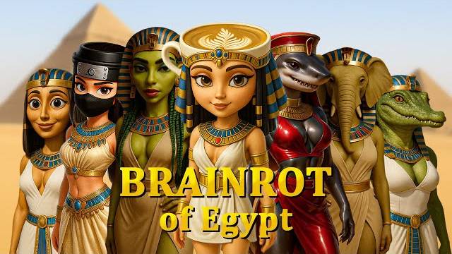 🐫🐪 НОВЫЙ ХИТ Brainrot Girls / Королева Египта | Официальный клип
