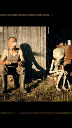 Дед космонавт!  #треш #инопланетянин #юмор #сеня #прикол #фильм #funny #comedy #film #кино