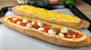 Два невероятно вкусных рецепта с багетом! Просто, бюджетно и пальчики оближешь!