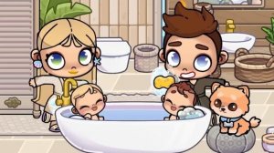 MilaGameДВОЙНЯШКИ ПОТЕРЯЛИСЬ В АКВАПАРКЕ 🌊👶 AVATAR WORLD ИСТОРИЯ 💕 РУТИНА СЕМЬИ 👨👩👧👦 ОБНОВ