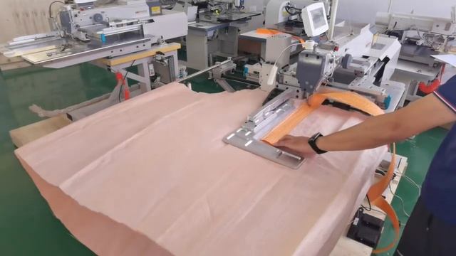 Автоматическая швейная машина для пришивания петель для больших сумок/мешков -FIBFIBC911-400H смотреть онлайн