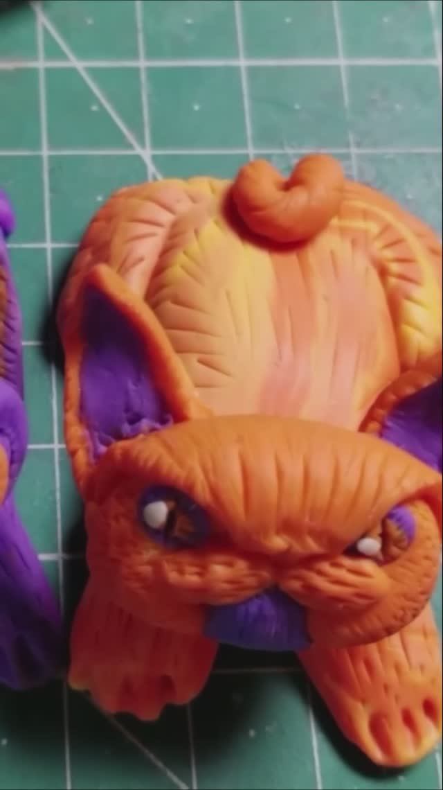 Как слепить кота оригами из полимерной глины. #творчество #хобби #лепка #тренд #кот смотреть онлайн