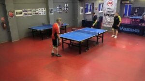 #09 Иванов/Румянцев (1103) - Башмаков/Назаров (970) 03.07 Парный РАНДОМ настольный теннис