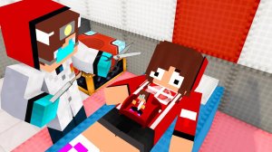 Джей Джей стал доктором - Забавная анимация, мультфильм про Майнкрафт