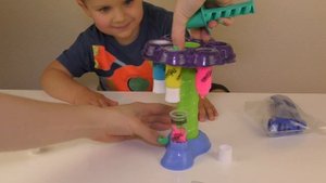 Рома и Диана Рома играет в Творческий Набор DohVinci by Play Doh