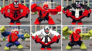 Обзор на больших персонажей трансформации Человека Паука в LEGO Marvel Super Heroes 2