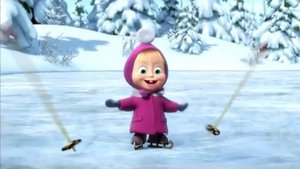 Маша и Медведь: Давай дружить (катаемся на коньках)