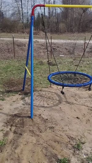 Установка качелей