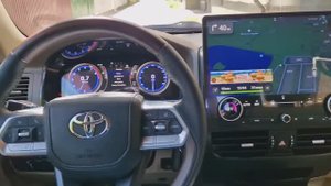 Крутой апгрейд Toyota Land Cruiser Prado 120 = Магнитола 16,8''+ Приборная панель цифровая + Руль