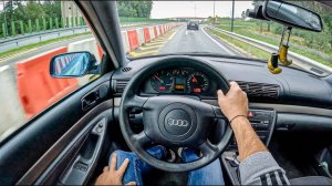 1999 Audi A4 B5 [1.6 101 HP] |0-100| POV Test Drive #1344 Joe Black