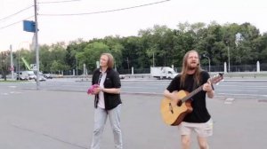Ясь - Блюз под дождем (Уличное выступление)
