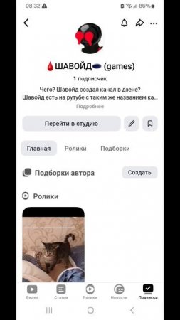 я создал дзен канал?