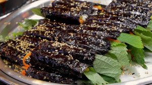 Мини кимбап — корейская уличная еда