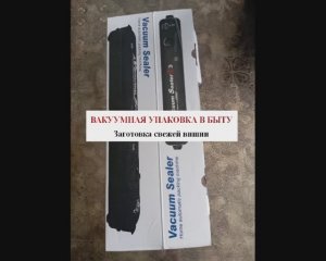 Вакуумная упаковка в быту. Заготовка свежей вишни