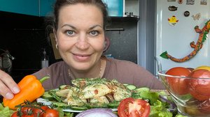 МУКБАНГ ВАРЕНИКИ С КАРТОШКОЙ,САЛОМ И ЖАРЕНЫМ ЛУКОМ/СОЛЕНЬЯ ОВОЩИ/MUKBANG ЕДА ОБЖОР