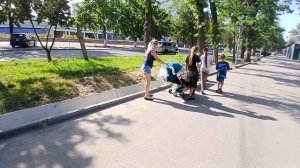 Гуляем по Бишкеку в Кыргызстане в центре города на фонтанах и по улицам города,Обзор магазина