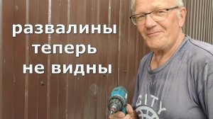 Заброшка за полосатой стеной. Капуста как лопух. Многолетняя петуния. Жизнь в деревне. Июль 2025
