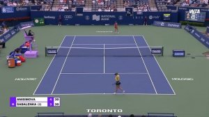 Amanda Anisimova vs. Aryna Sabalenka Condensed Match | 2024 Toronto Quarterfinal | WTA Highlights
