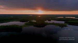 Настоящая Карелия. Закат.