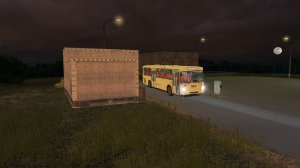 Поездка на MAN SL200 по маршруту №4 по карте Русская Глубинка