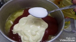 Кабачковая икра с майонезом. Ничем не отличается от той, что продают