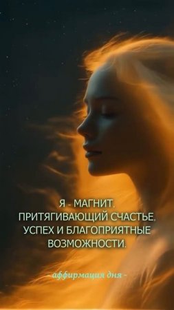 Аффирмация дня 🧲❤️