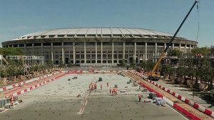 Центральную площадь "Лужников" благоустроят до конца 2025 года