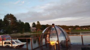 Закат на озере Сямозеро 2025